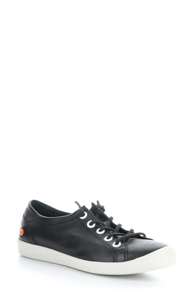 Softinos By Fly London Isla Trainer In 053 Black Smooth Leather