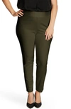 Vince Camuto High Waist Ponte Leggings In Pine Forest