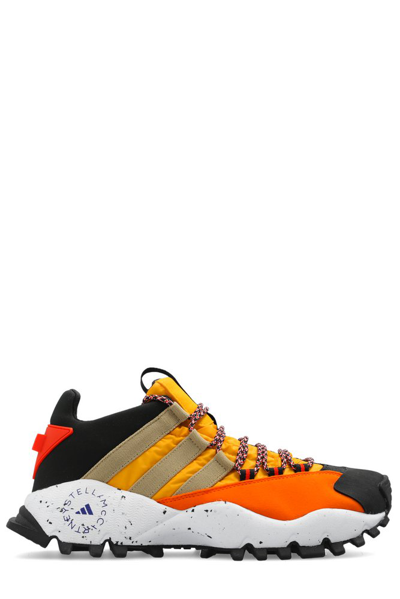 Adidas By Stella Mccartney Seeulater 30mm Hiking Sneakers In Orange