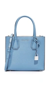 Michael Michael Kors Medium Mercer Messenger Bag In Denim