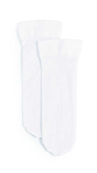 Wolford Florence Socks In White
