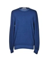 Cruciani Blue Cotton Sweater