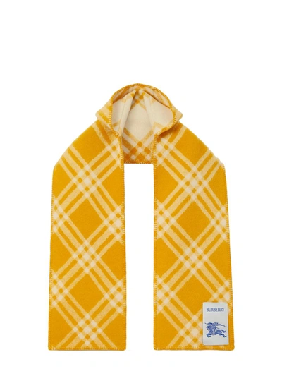 Burberry Scarf In Yellow