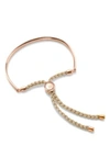 Monica Vinader 'fiji' Friendship Bracelet In Rose Gold/ Nude