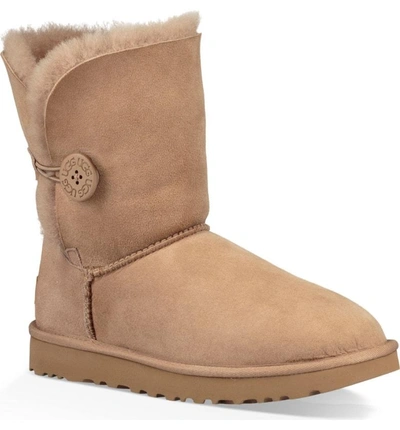 Ugg Bailey Button Ii Boot In Fawn Suede