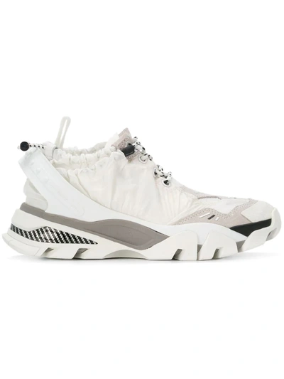 Calvin Klein 205w39nyc Caramene 10 Nylon Drawstring Sneakers In White