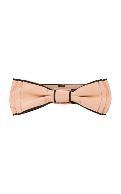 Etro Cintura Donna Asta Tessuto Cotton-blend Belt In Pink