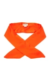 Donni Silk Poppy Hair Tie In Orange