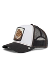 Goorin Bros Lion Patch Trucker Cap In Blackdnu