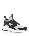 Nike Men's Air Huarache Run Ultra Lace Up Sneakers In Wolf Gray