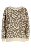 Free People Go On Get Floral Sweatshirt In Neutral Combo