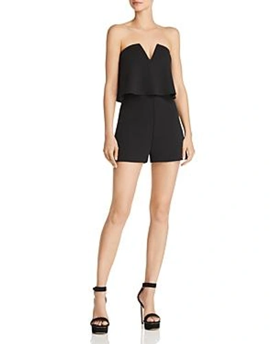 Sunset & Spring Sunset + Spring Strapless Popover Romper - 100% Exclusive In Black