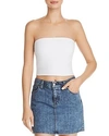 Sunset & Spring Sunset + Spring Strapless Cropped Top - 100% Exclusive In White