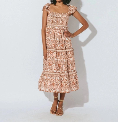 Cleobella Frida Midi Dress In Anila In Multi