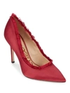 Sam Edelman Halan Fabric Pumps In Cranberry