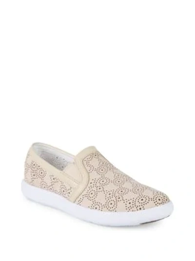 Cole Haan Grand Crosscourt Leather Sneakers In Sand