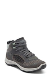 Keen Terradora Flex Waterproof Mid Hiking Boot In Magnet/ Cloud Blue