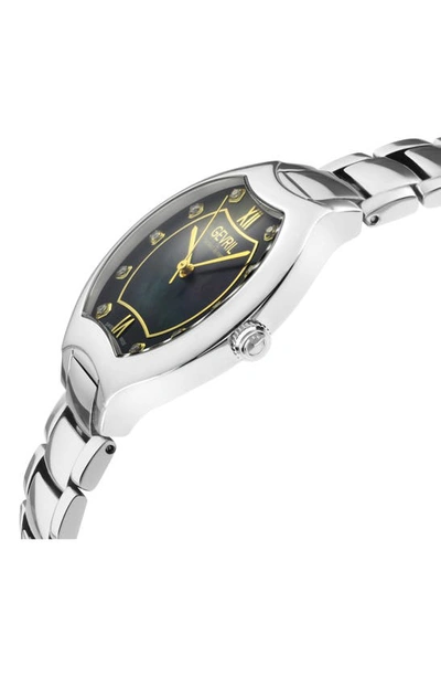 Gevril Lugano Swiss Diamond Watch, 35mm In Metallic