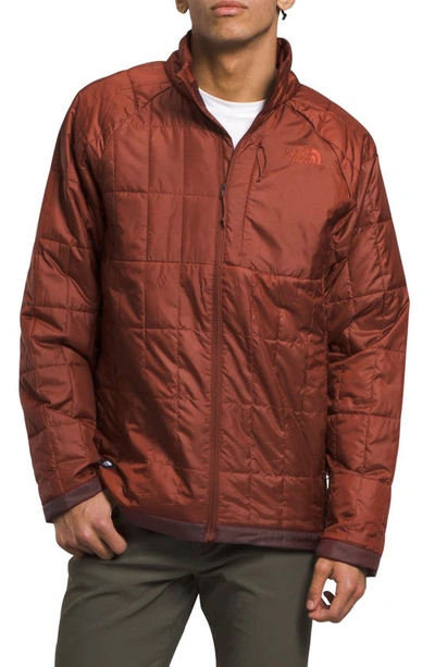 The North Face Circaloft Jacket In Brandy Brown/ Coal Brown