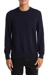 Nn07 Ted 6605 Wool Sweater In Navy Blue