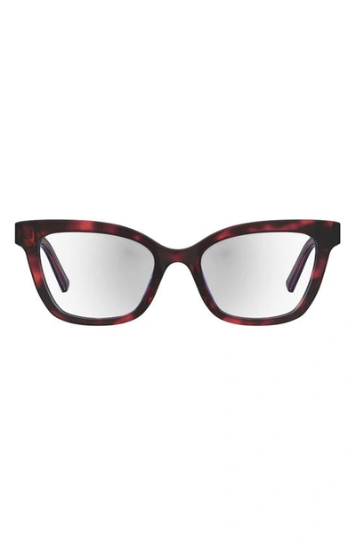 Kate Spade Joanie 52mm Reading Glasses In Red Havana/ Demo Lens