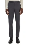 Jack Victor Palmer Stretch Cotton & Wool Pants In Grey