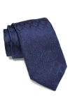 Nordstrom Halley Neat Silk Tie In Navy
