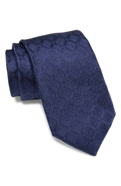 Nordstrom Halley Neat Silk Tie In Navy