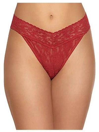 Hanky Panky Signature Lace Original Rise Thong In Chai