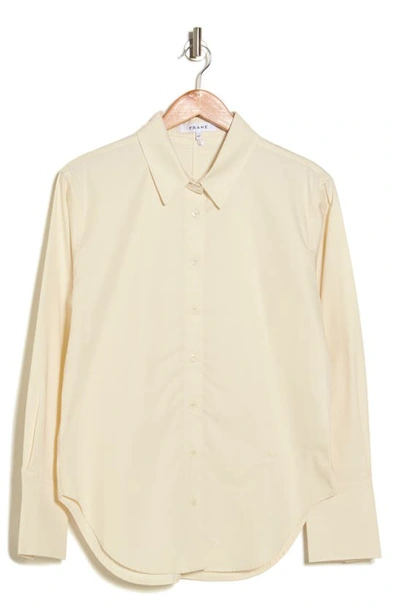 Frame The Standard Cotton Shirt In Bone