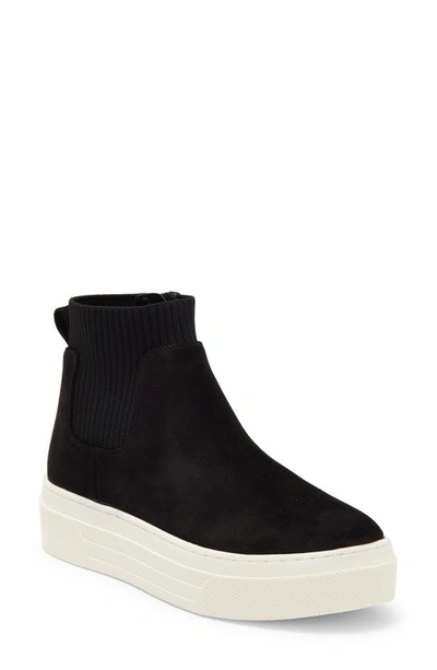 Steve Madden Kids' Cormac High Top Platform Sneaker In Black