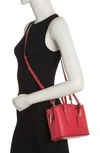 Kate Spade Margaux Leather Mini Satchel Bag In Candied Cherry