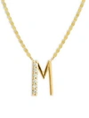 Lana Jewelry 14k Yellow Gold Diamond Necklace In M