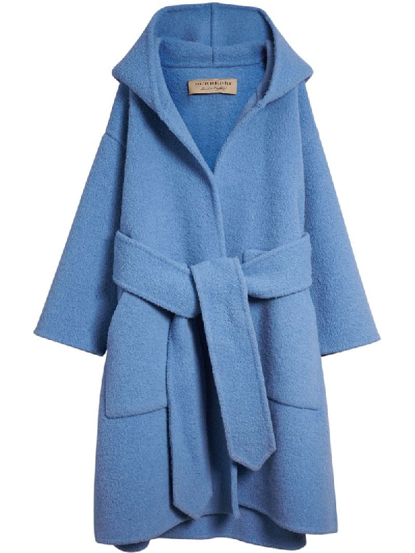 burberry blue wool coat
