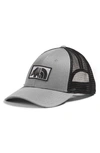 The North Face Mudder Trucker Recycled Hat In Tnf Medium Grey Heather,bear Graphic