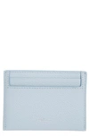 Mulberry Leather Card Case In Poplin Blue