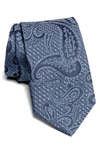 Jack Victor Paisley Jacquard Silk Tie In Blue