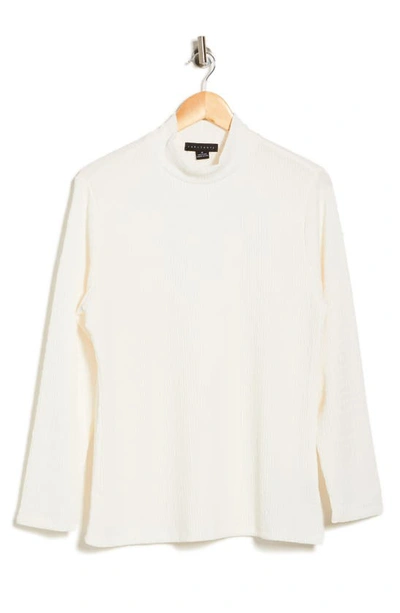Sanctuary Day Dream Mock Neck Long Sleeve Top In Scone