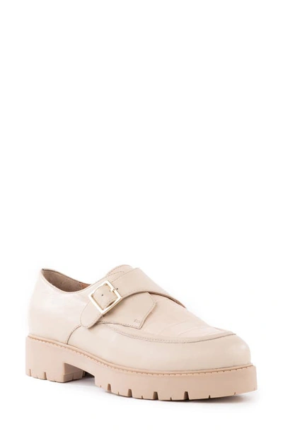 Seychelles Catch Me Monk Strap Loafer In Ivory