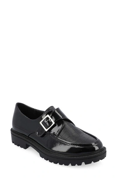 Journee Collection Azula Lug Loafer In Black