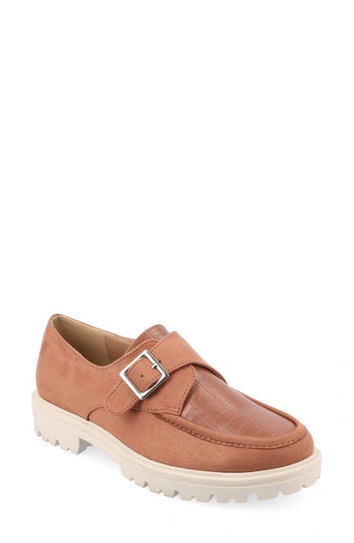 Journee Collection Azula Lug Loafer In Tan