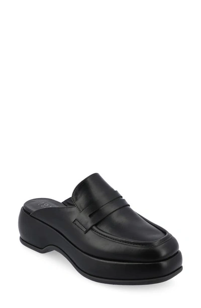 Journee Collection Antonia Loafer Mule In Black