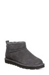 Bearpaw Shorty Genuine Shearling Lined Bootie In Graphite