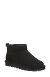 Bearpaw Shorty Genuine Shearling Lined Bootie In Black