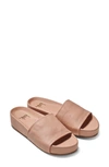 Beek Pelican Platform Slide Sandal In Blush