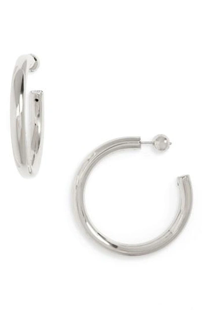 Sophie Buhai Medium Everyday Hoop Earrings In Sterling Silver