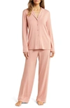Nordstrom Moonlight Eco Knit Pajamas In Pink Glass