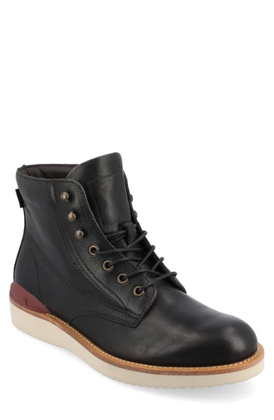 Taft Leather Boot In Black