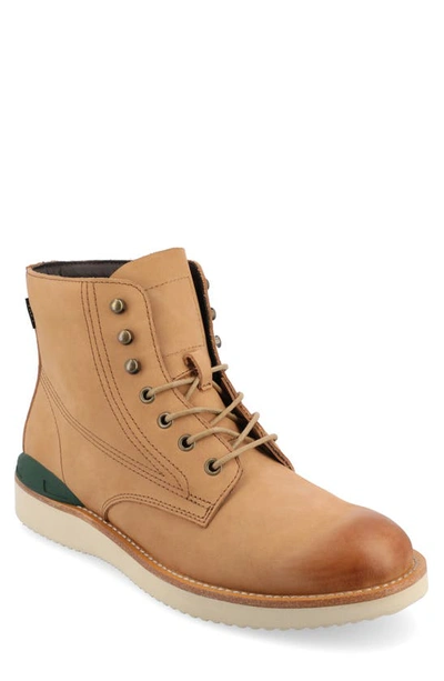 Taft Leather Boot In Beige