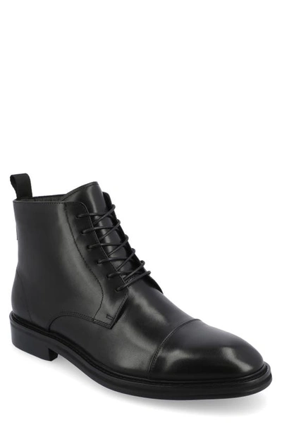 Taft Leather Boot In Black